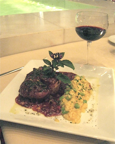 The kitchen is right-on tonight with splendid osso buco on the $59 prix fixe. Photo: Steven Richter