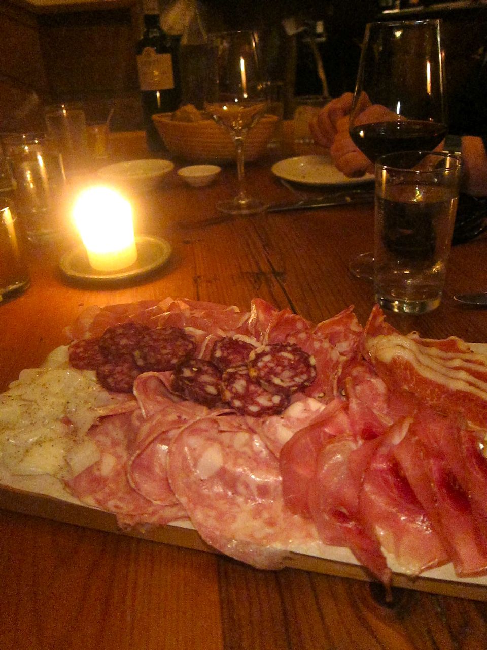 Salumi power: Boutique American pigs, butchered in house, cured by a man named Bernardo.