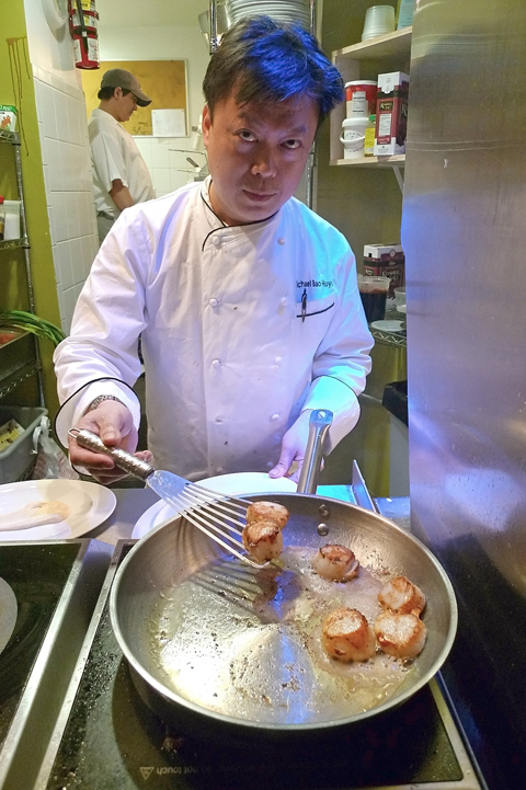 For now, chef Michael “Bao” Huynh focuses on his new DOB111. Photo: Steven Richter