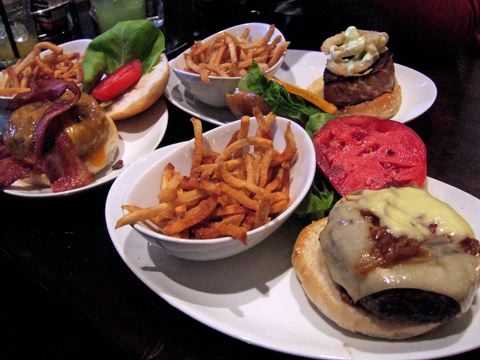 Chef D'Amico's mythic burgers come with amazing fries. Photo: Steven Richter